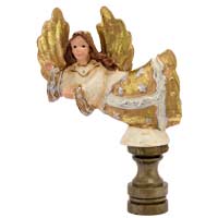 Angel Lamp Finial, Lamp Topper