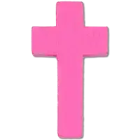 Woman's Pink Wood  Pocket Cross