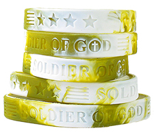 Soldier of God Silicone Bracelet