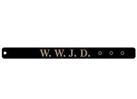 WWJD Bracelets Quality Leather Inspirational