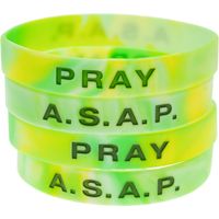 A.S.A.P. Always Say A Prayer Silicone Bracelets