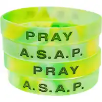 A.S.A.P. Always Say A Prayer - Pray Bracelet Silicone