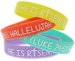 He is Risen Bracelets - Easter Bracelets (Pack of 12)