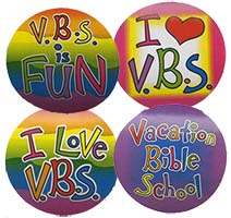 Vacation Bible School Stickers (Pkg of 100)