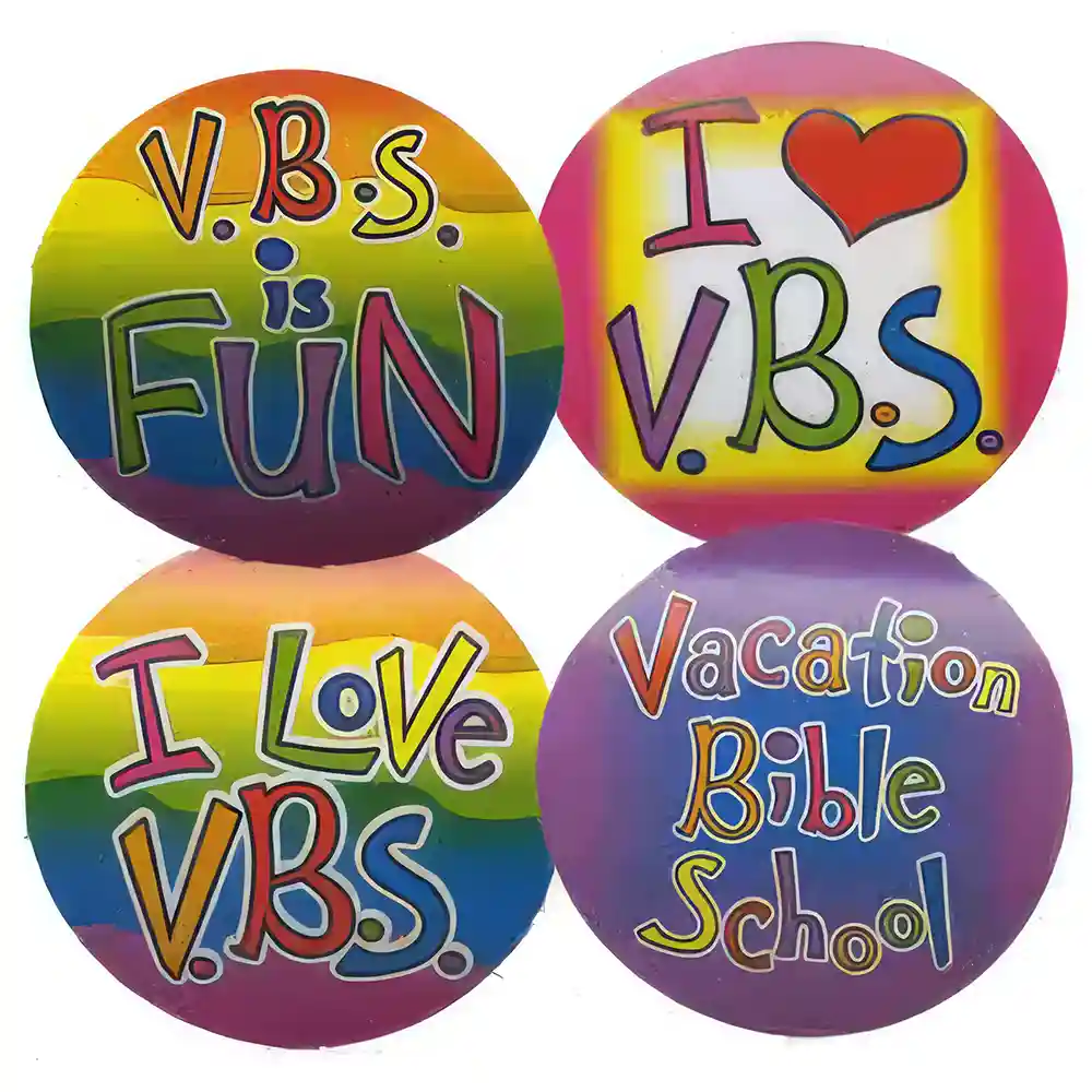 Vacation Bible School Stickers - VBS