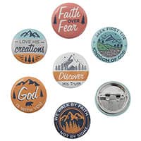Faith Adventure Mini Buttons (Pkg of 24)