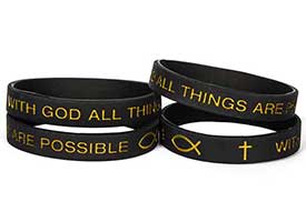 All Things Are Possible Silicone Bracelet