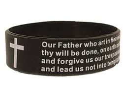 The Lord's Prayer Bracelet - Silicone Prayer Bracelets